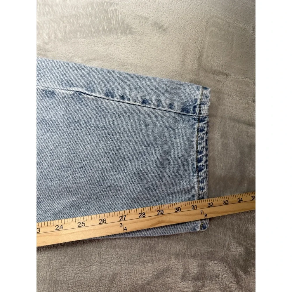 Levis 505 Jeans Mens 36x34 Blue Denim Regular Fit Straight Leg